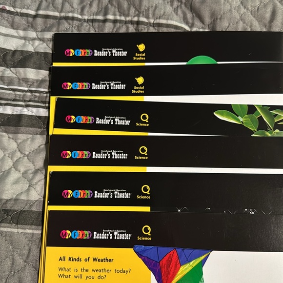 6 BENCHMARK EDUCATION MY FIRST READER’S THEATER BOOKS - KINDER GRADE - Picture 3 of 3